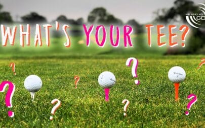 How high should you tee your ball up when driving?