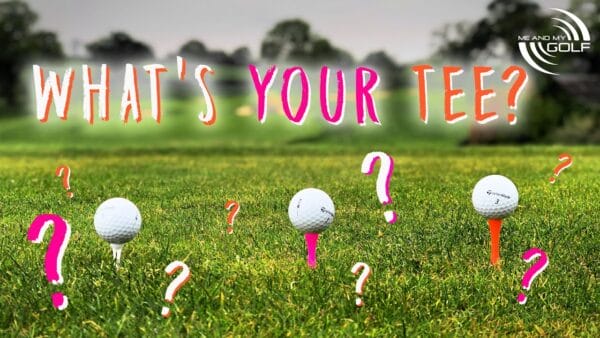 How high should you tee your ball up when driving?
