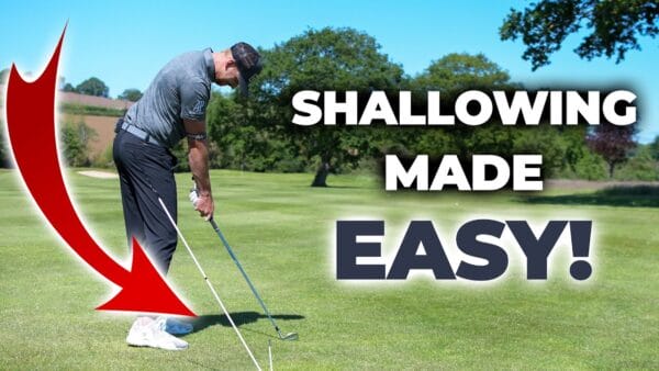 A step-by-step guide on how to shallow the golf club